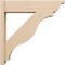 Ekena Millwork 8-in W x 34-in D x 34-in H Funston Trad Rough Cedar Woodgrain TimberThane Outlooker, Primed Tan OUTUR080X34X34FST04RCPR - alternate 5